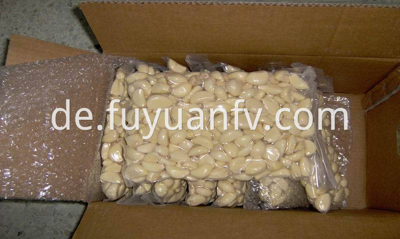 vacuum packed peeled fresh garlic 